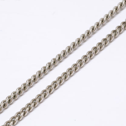 LOUIS VUITTON Monogram Rocket Necklace Silver Size ONE SIZE