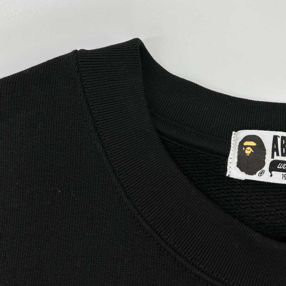A BATHING APE Black Rose Graphic Sweatshirt Size XL