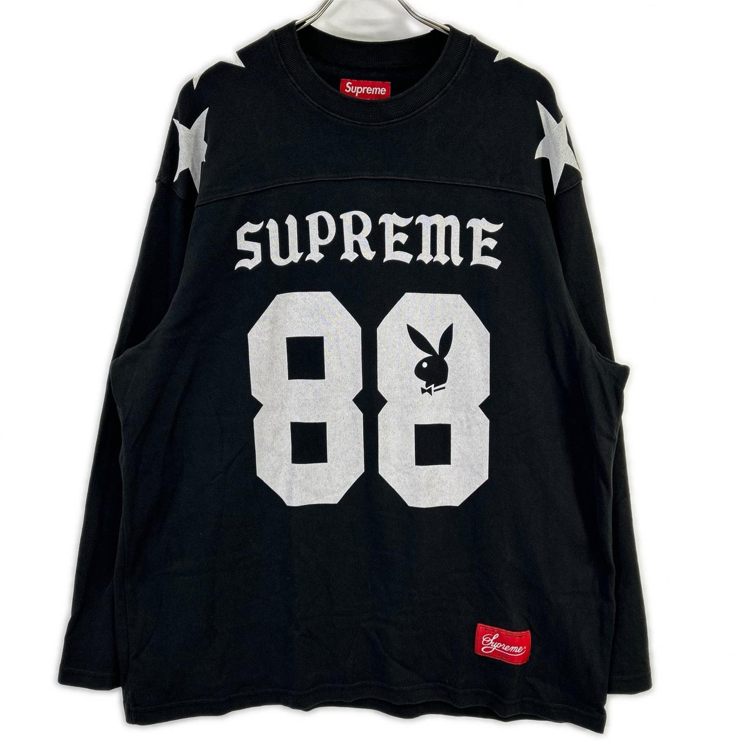 Supreme 26SS Playboy Long Sleeve Football Top Black Size XL