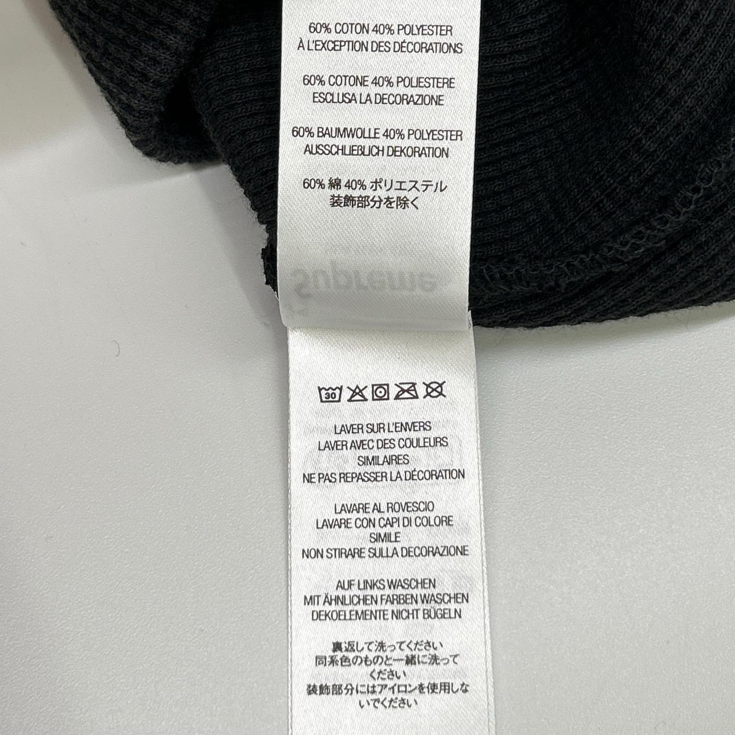 Supreme 25FW Angel Thermal Black Size L