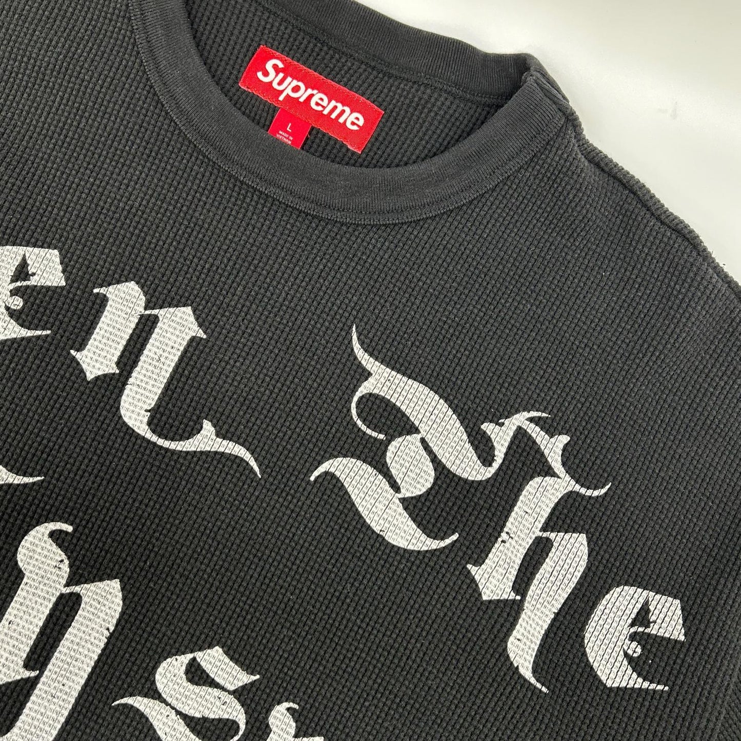 Supreme 25FW Angel Thermal Black Size L