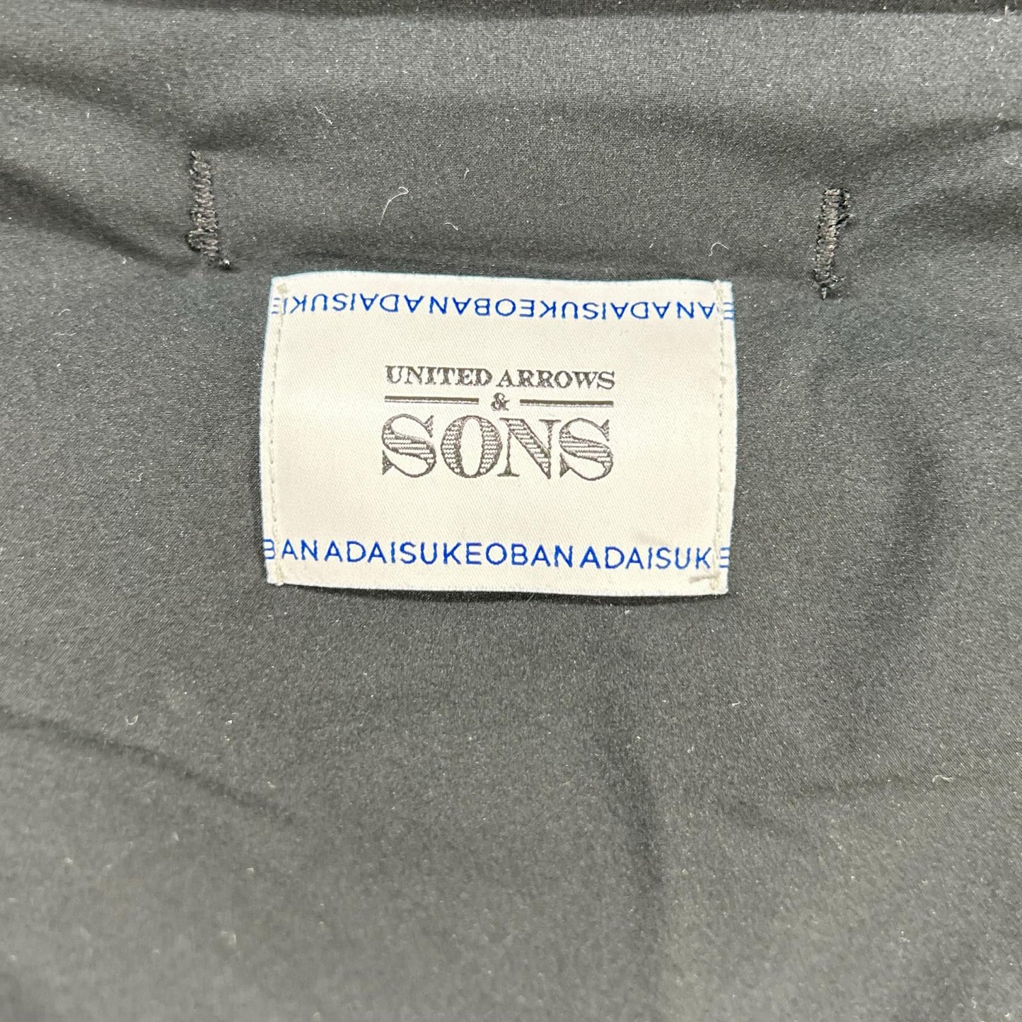 UNITED ARROWS & SONS by DAISUKE OBANA Jacket Black Size S