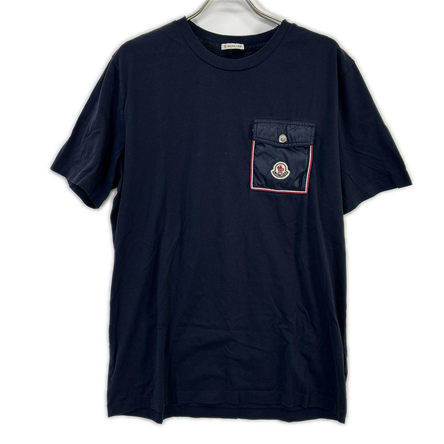 MONCLER S/S T-Shirt Navy Size L