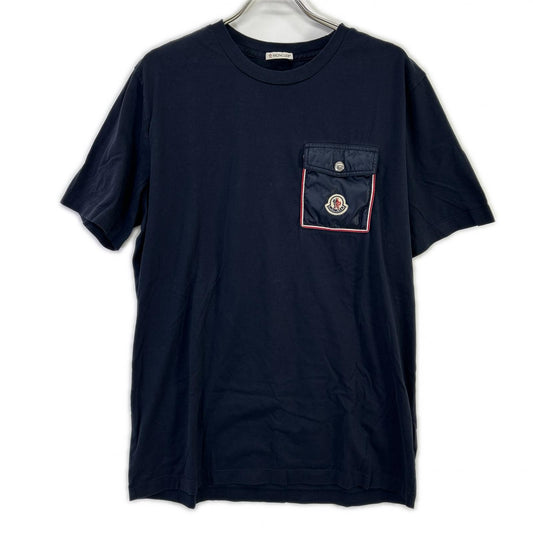 MONCLER S/S T-Shirt Navy Size L