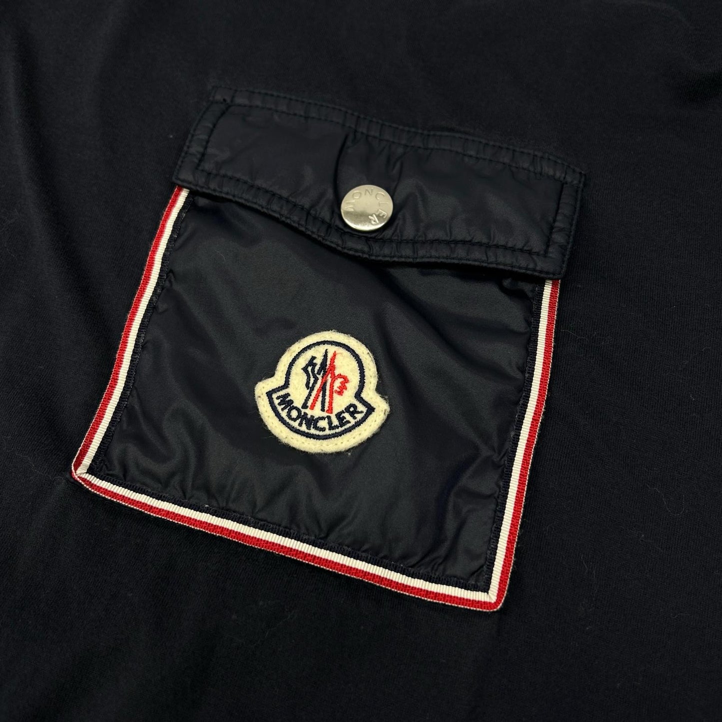 MONCLER S/S T-Shirt Navy Size L