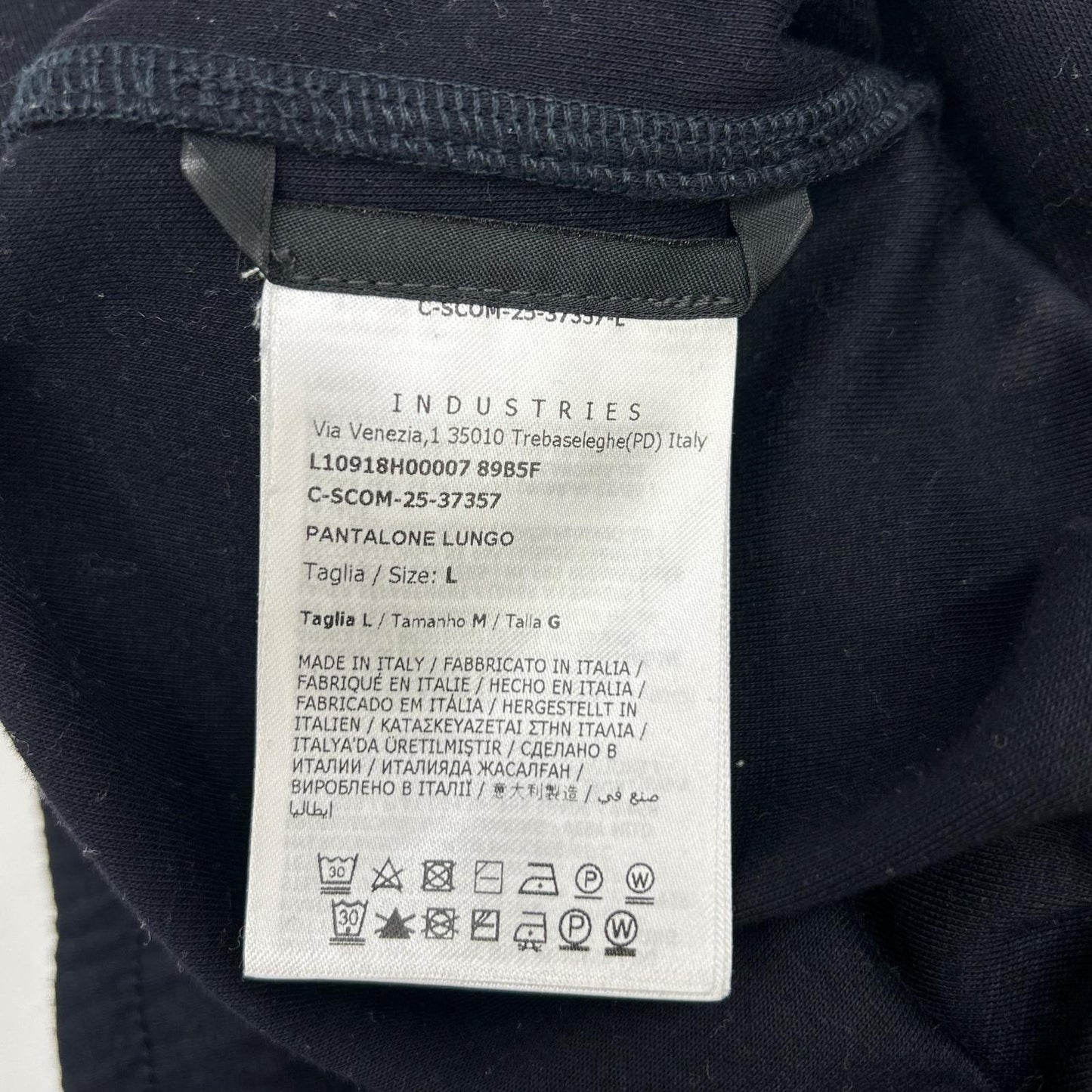 MONCLER PANTALONE LUNGO Sweatpants Navy Size L