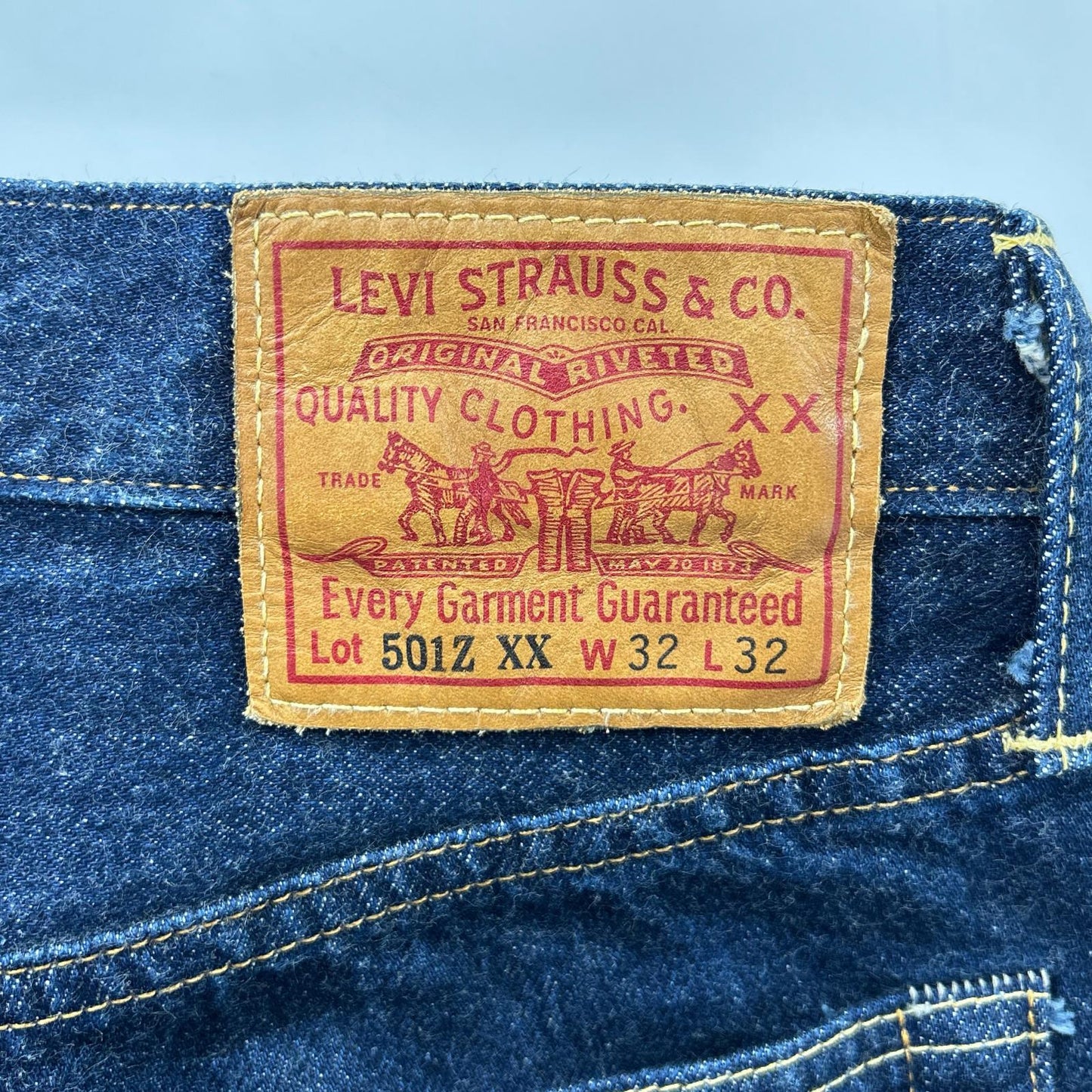LEVI'S Straight Denim Jeans Blue Size 32