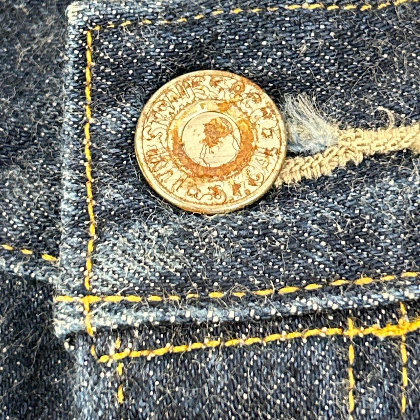 LEVI'S Straight Denim Jeans Blue Size 32