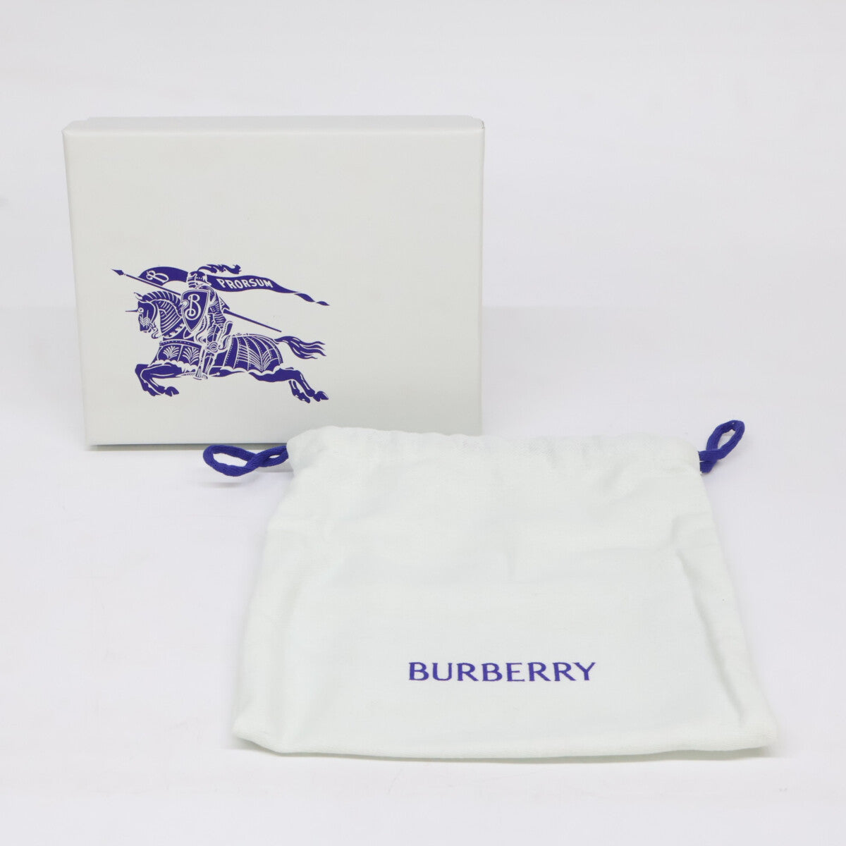 BURBERRY Knight Stamp Bifold Coin Wallet Black Size ONE SIZE