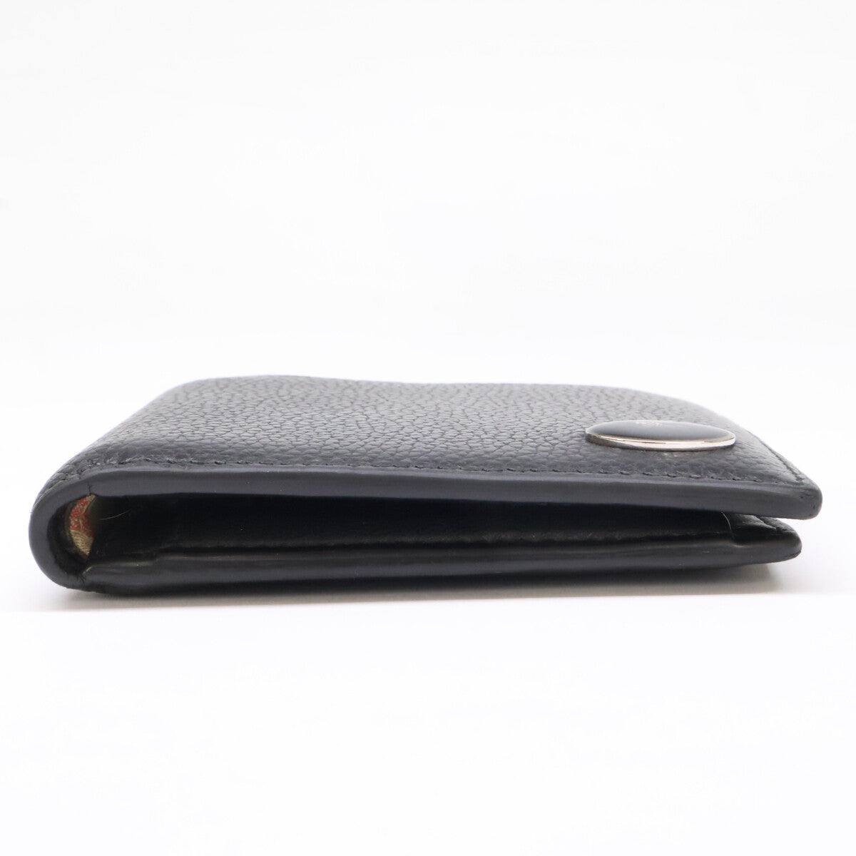 BURBERRY Knight Stamp Bifold Coin Wallet Black Size ONE SIZE