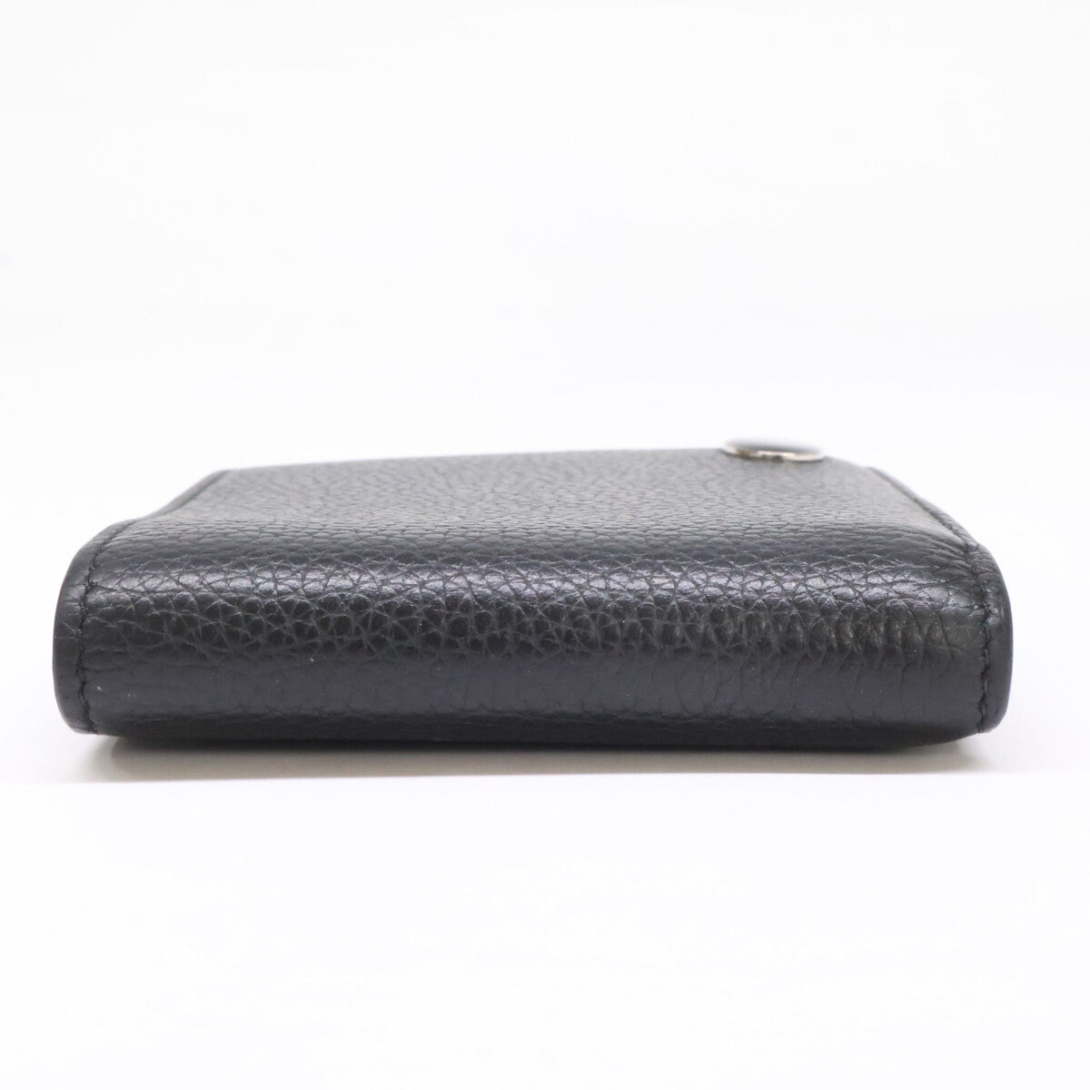 BURBERRY Knight Stamp Bifold Coin Wallet Black Size ONE SIZE