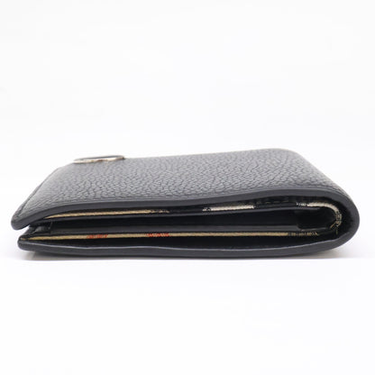 BURBERRY Knight Stamp Bifold Coin Wallet Black Size ONE SIZE