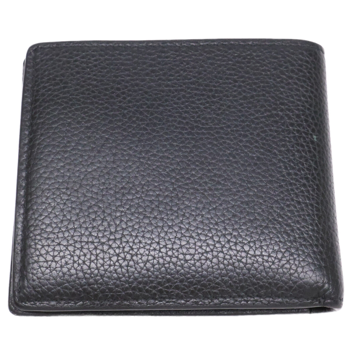 BURBERRY Knight Stamp Bifold Coin Wallet Black Size ONE SIZE