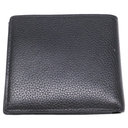 BURBERRY Knight Stamp Bifold Coin Wallet Black Size ONE SIZE