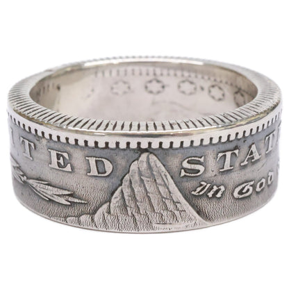 NORTH WORKS Silver Morgan Coin Ring Size ONE SIZE