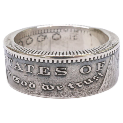 NORTH WORKS Silver Morgan Coin Ring Size ONE SIZE