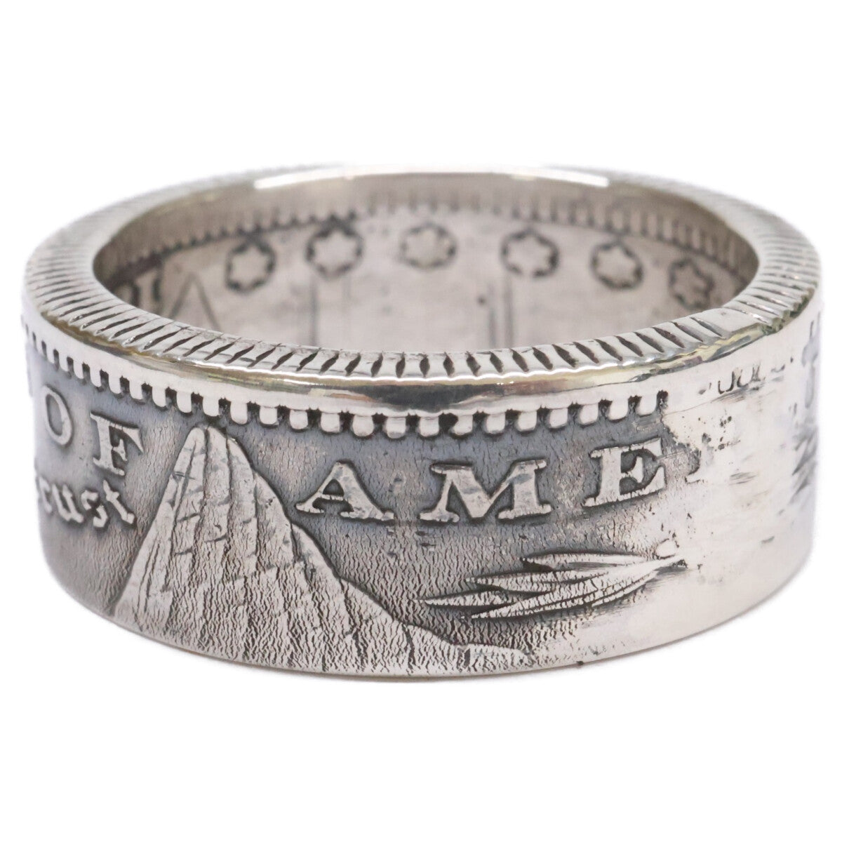 NORTH WORKS Silver Morgan Coin Ring Size ONE SIZE