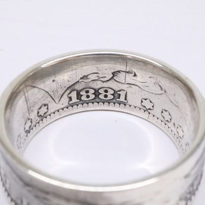 NORTH WORKS Silver Morgan Coin Ring Size ONE SIZE