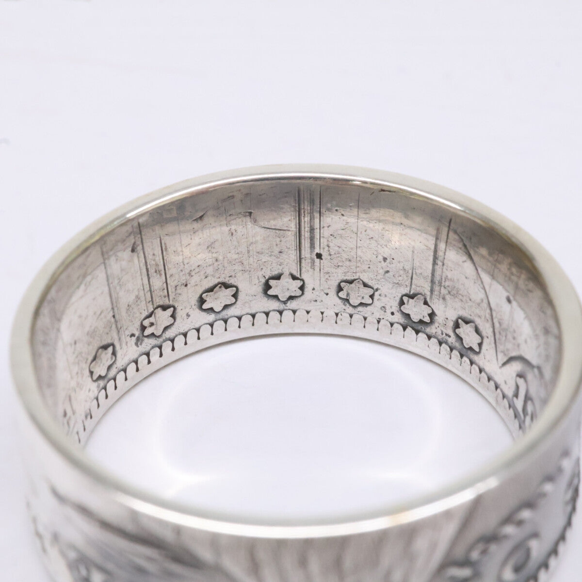 NORTH WORKS Silver Morgan Coin Ring Size ONE SIZE