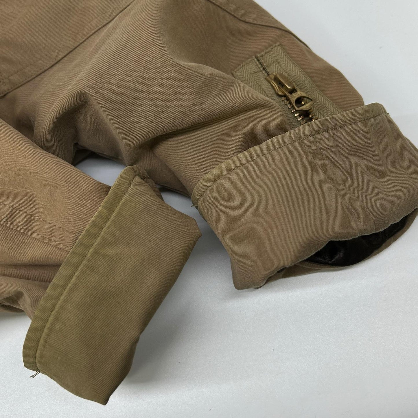 RRL Boa-Lined A-2 Marshall Flight Jacket Khaki Size S