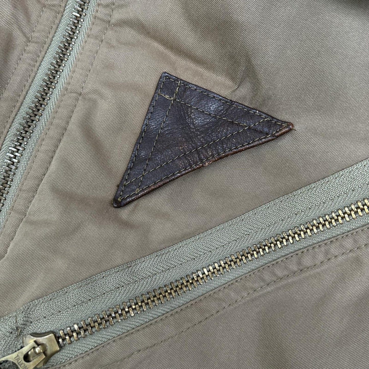 RRL Boa-Lined A-2 Marshall Flight Jacket Khaki Size S