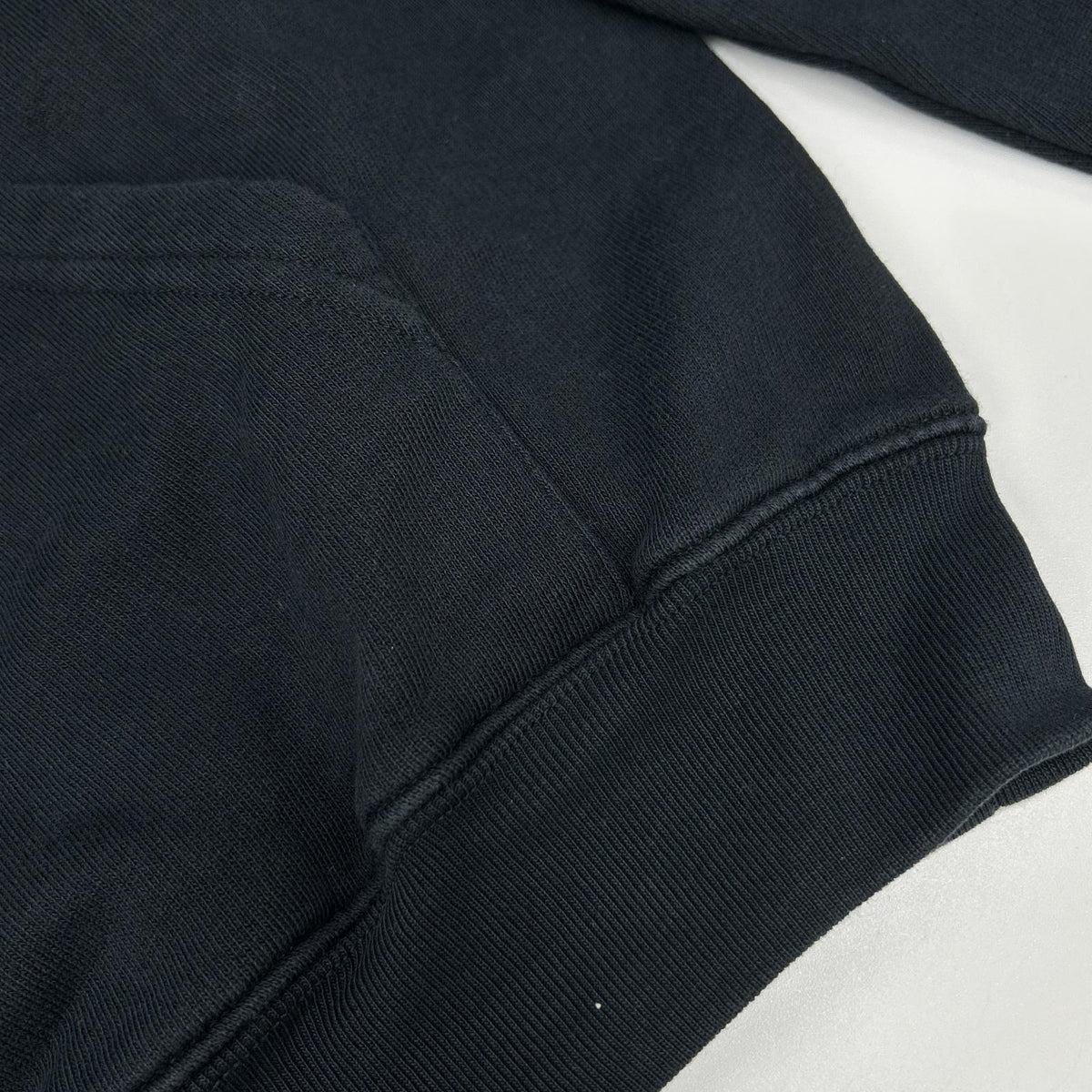 BALENCIAGA '19 Black Cotton BB Logo Printed Hoodie Size S