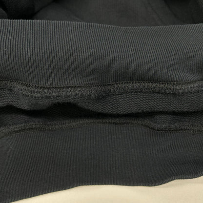 BALENCIAGA '19 Black Cotton BB Logo Printed Hoodie Size S