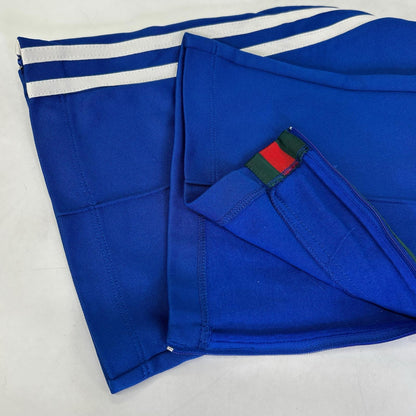 GUCCI x adidas Sideline Flare Track Pants Blue Sweatpants Size S