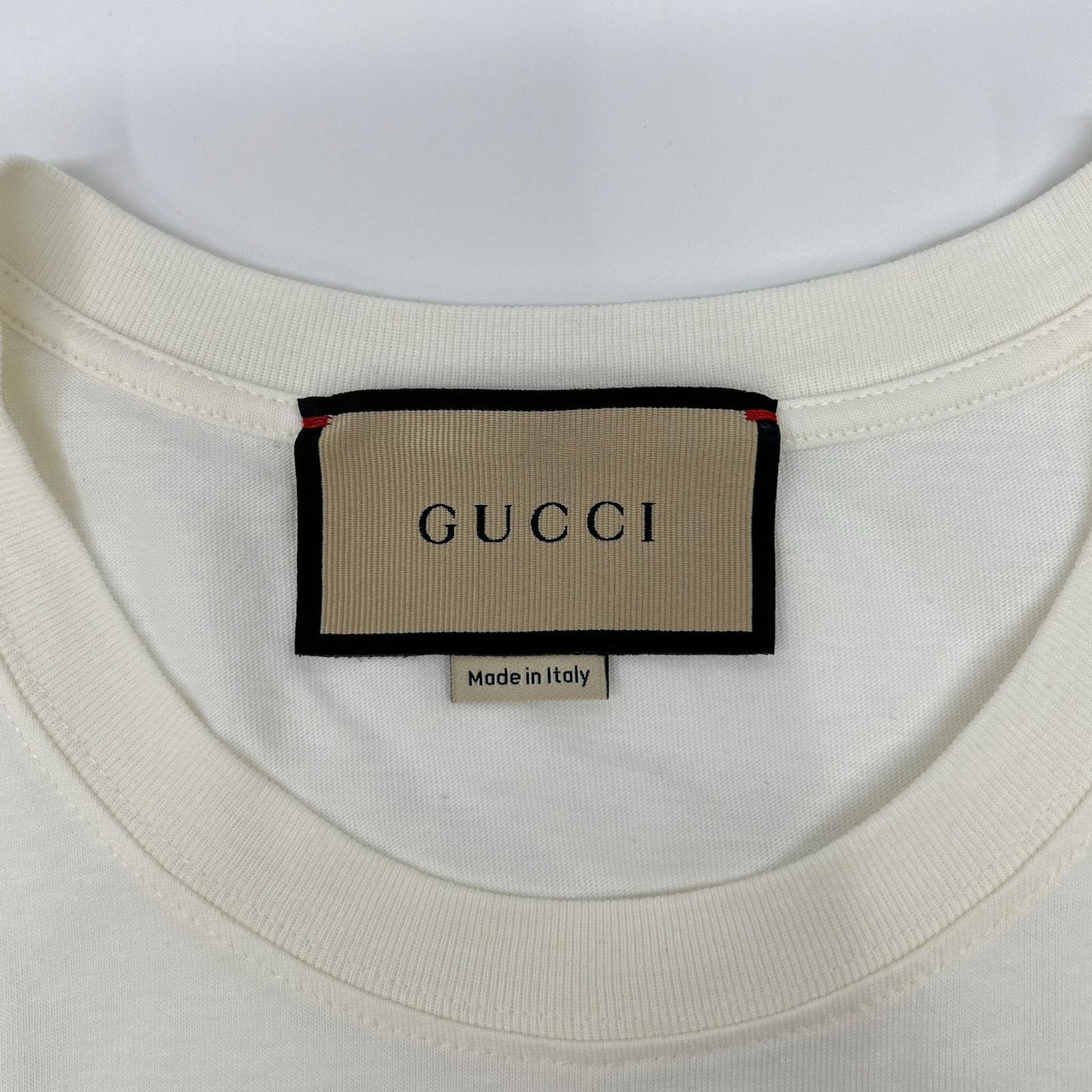 GUCCI 23SS Teddy Bear T-Shirt White Size M