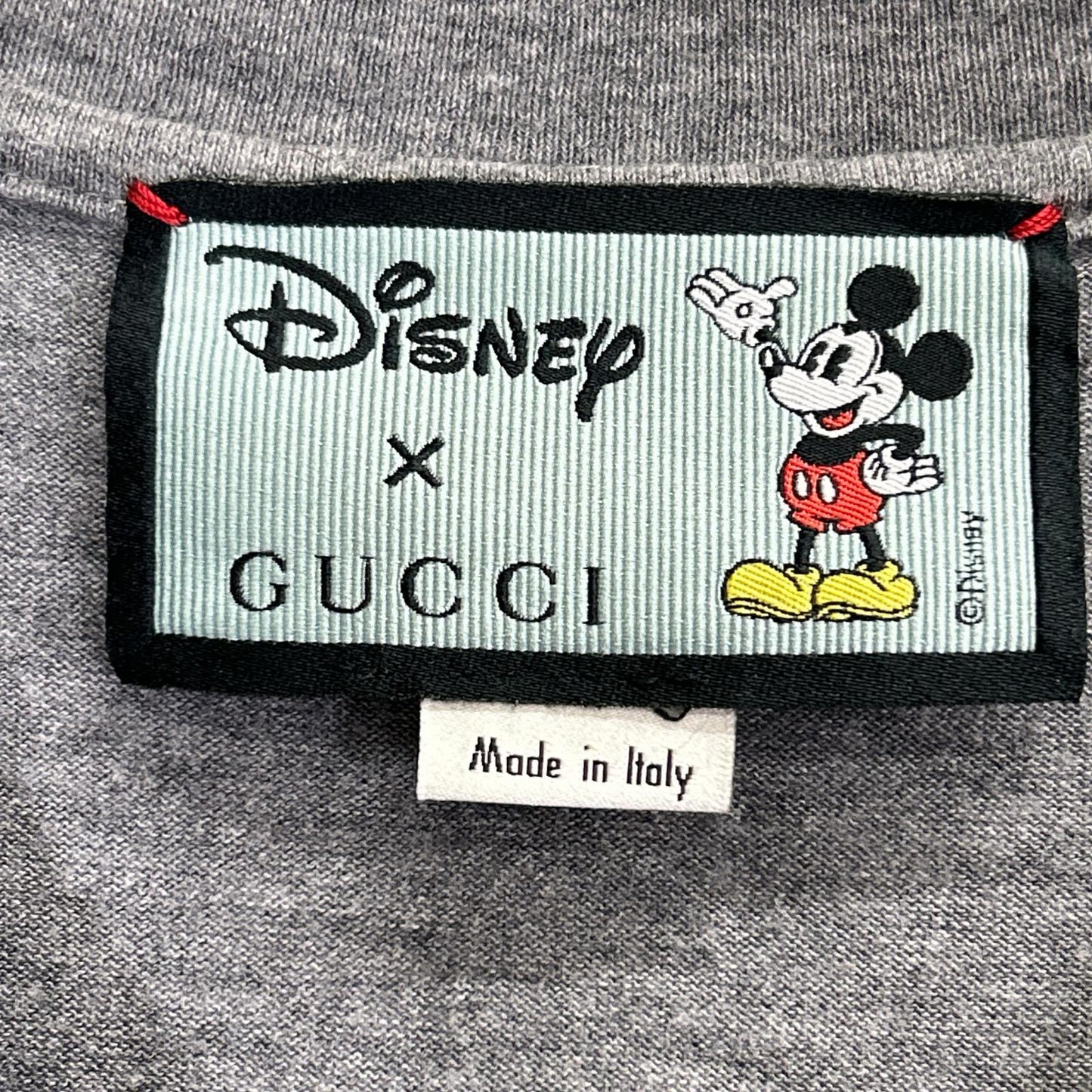 GUCCI x Disney Mickey T-Shirt Gray Size L