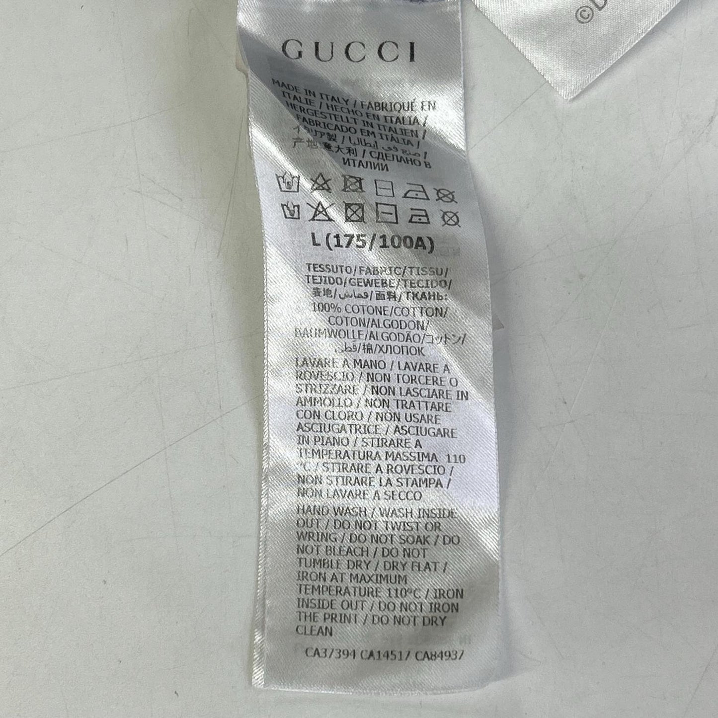 GUCCI x Disney Mickey T-Shirt Gray Size L