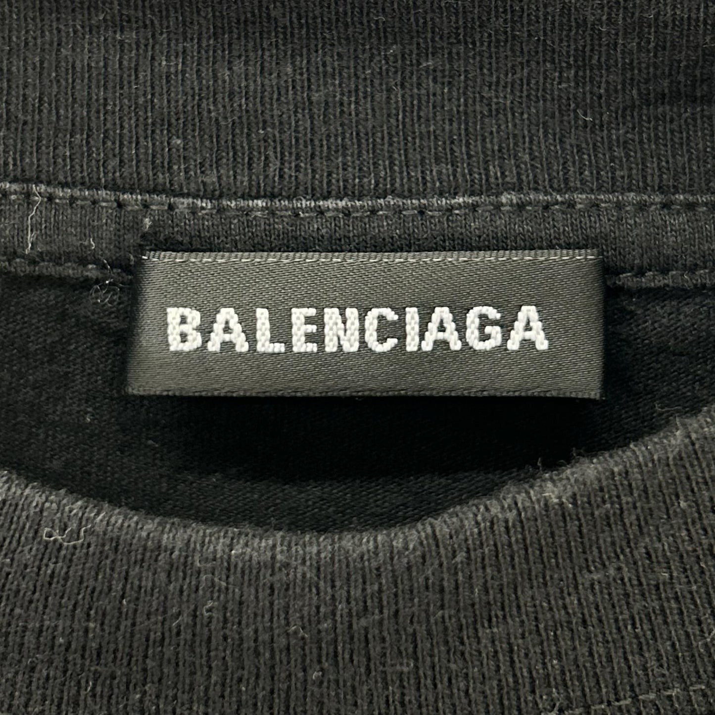 BALENCIAGA 18 WFP Print T-Shirt Black Size S