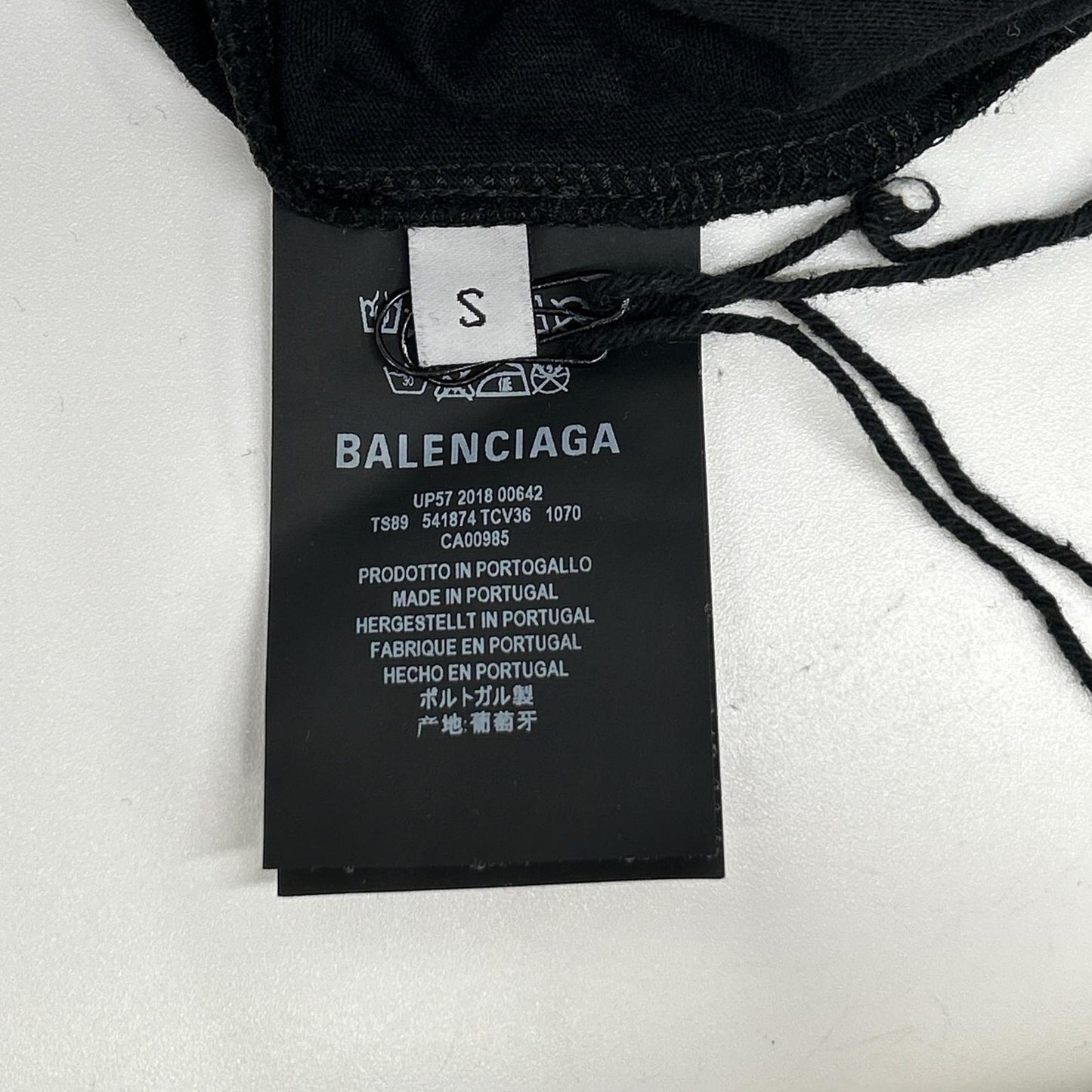 BALENCIAGA 18 WFP Print T-Shirt Black Size S