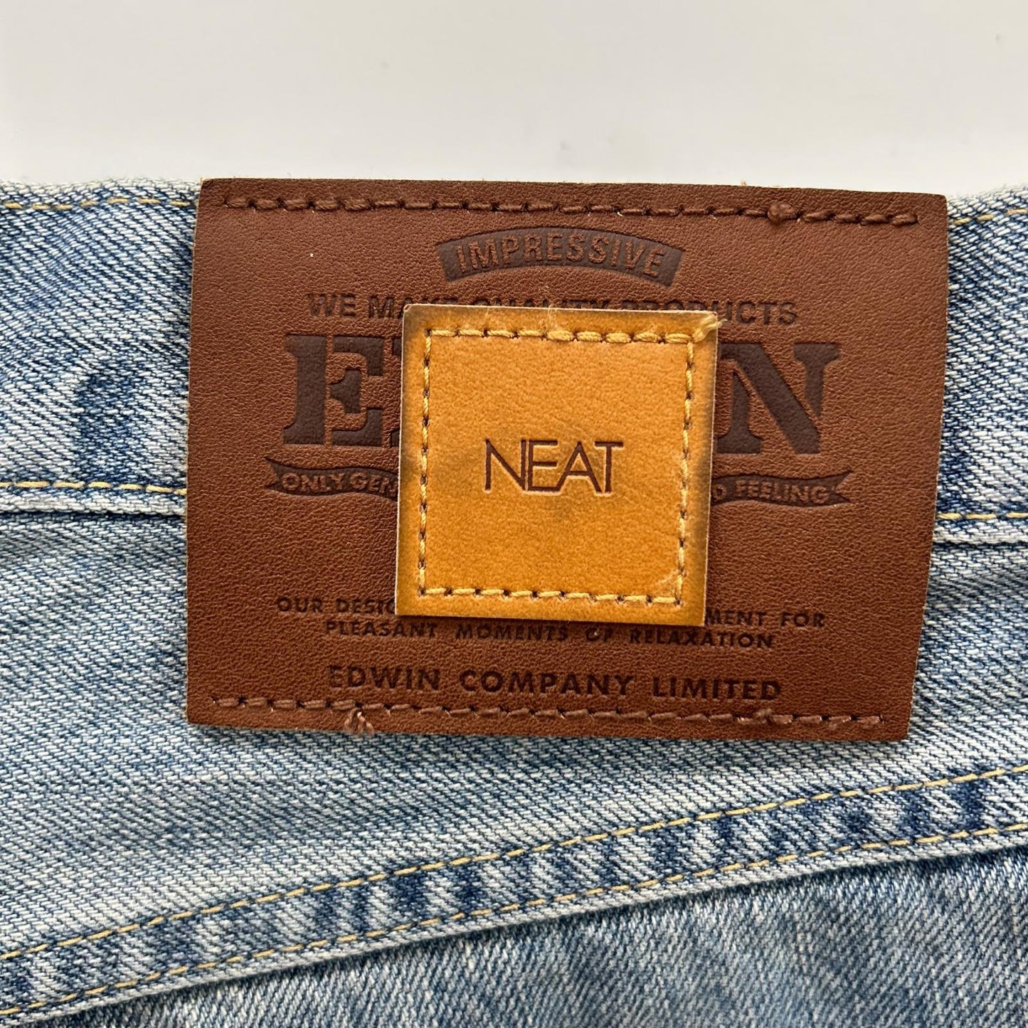 EDWIN x NEAT Bshop K80231 ROSS Denim Blue Size X