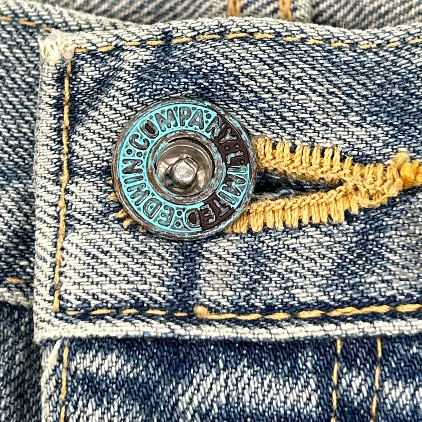 EDWIN x NEAT Bshop K80231 ROSS Denim Blue Size X