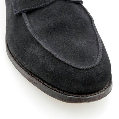 Crockett&Jones Richmond Suede Loafers Navy Size 8