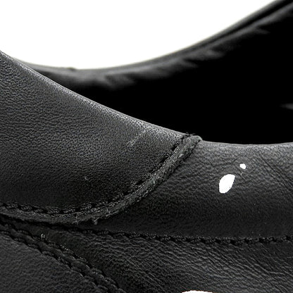 agnes b Graphic Leather Sneakers Black Size EU 43