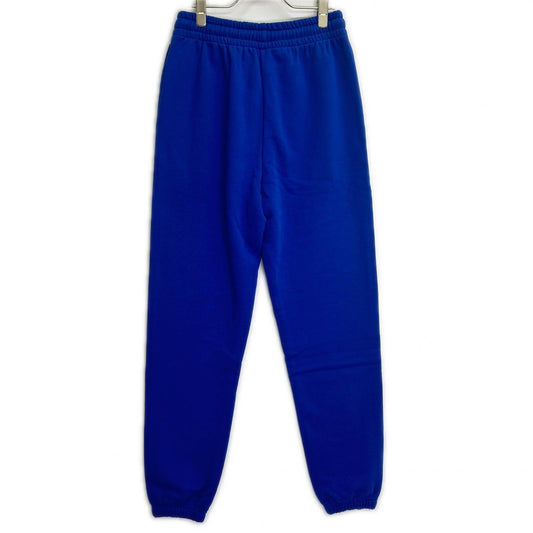 CELINE 21SS Front Logo Cotton Sweatpants Blue Size X