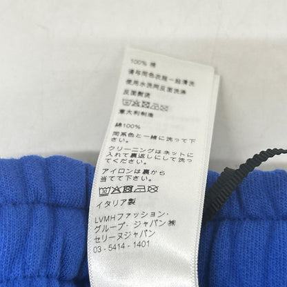 CELINE 21SS Front Logo Cotton Sweatpants Blue Size X