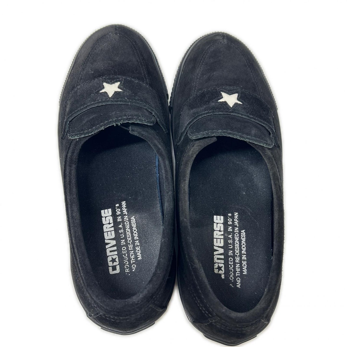 Converse ADDICT One Star Suede Loafers Black Size 26