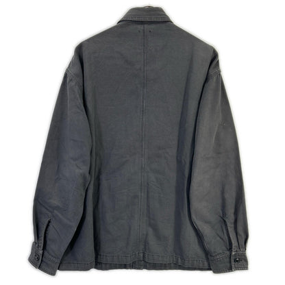 RHC Organic Cotton Duck Shirt Jacket Charcoal Size L