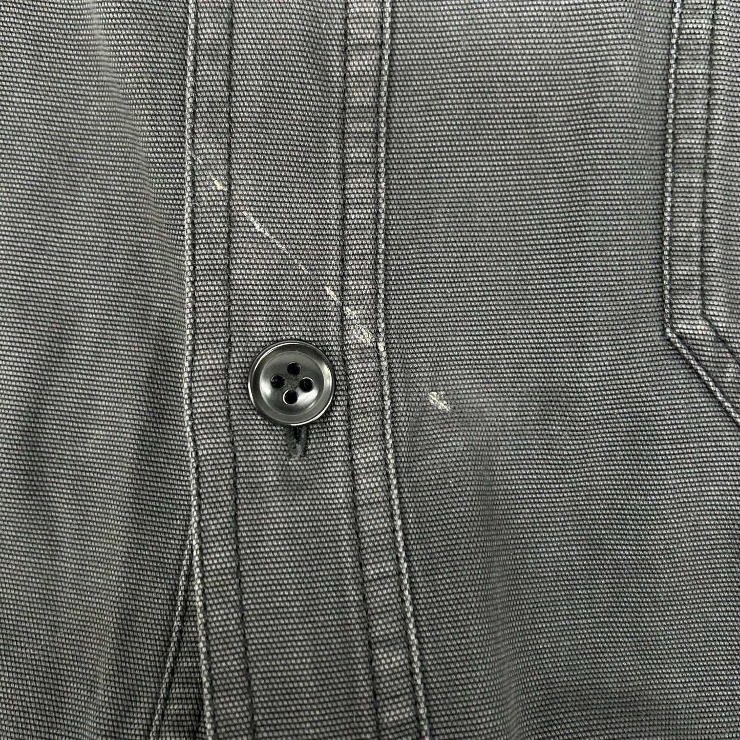 RHC Organic Cotton Duck Shirt Jacket Charcoal Size L