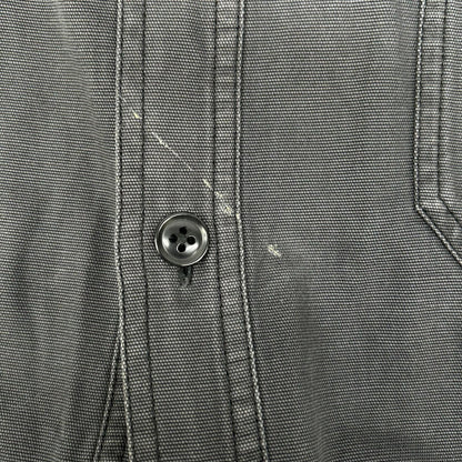 RHC Organic Cotton Duck Shirt Jacket Charcoal Size L