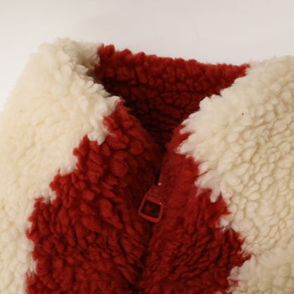 LOUIS VUITTON x NIGO Damier Boa Jacket Red/Cream Size S