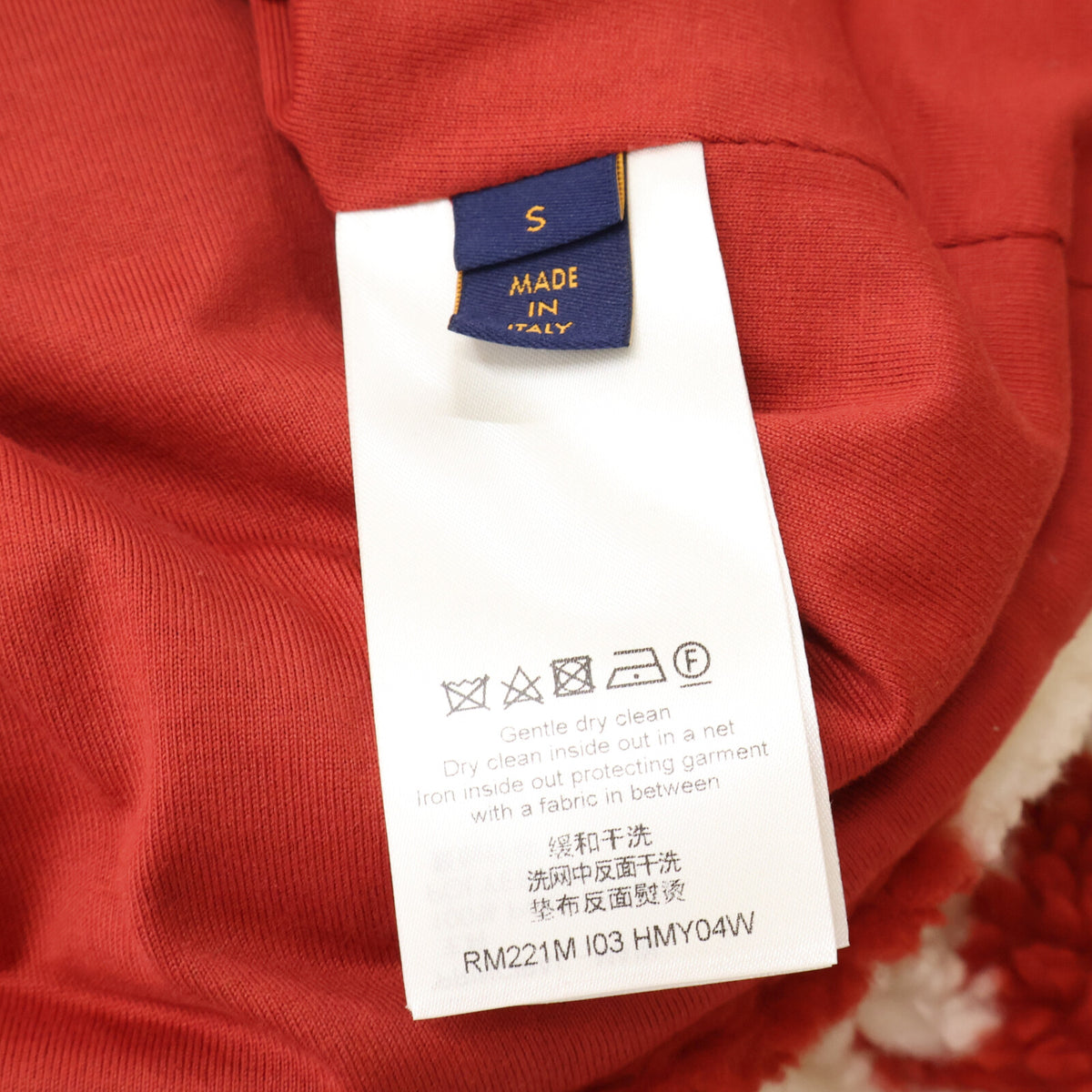 LOUIS VUITTON x NIGO Damier Boa Jacket Red/Cream Size S
