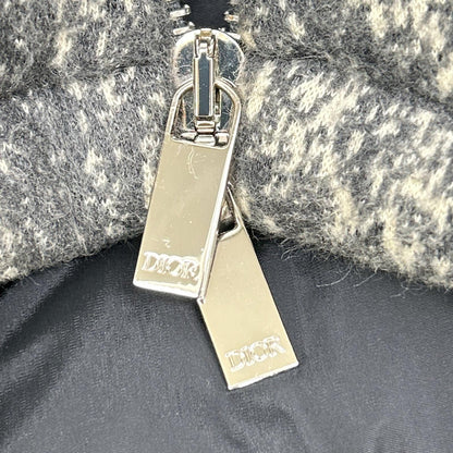 DIOR Atelier Logo Down Vest Gray Size XS