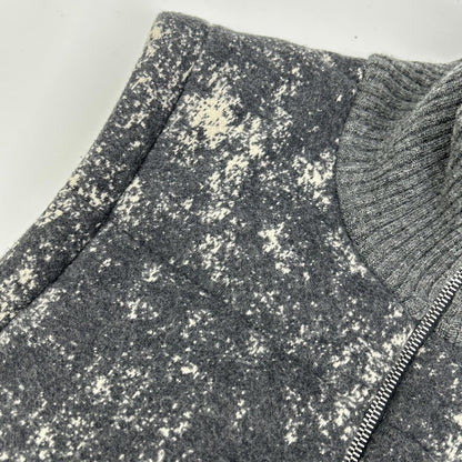 DIOR Atelier Logo Down Vest Gray Size XS