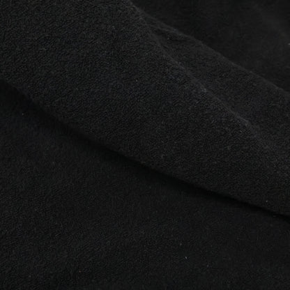 COMOLI 22SS Silk Pile Drawstring Pants Black Size 1