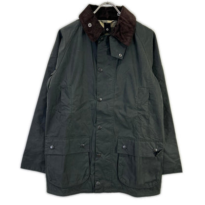 Barbour Bedale Oversized Wax Jacket Green Size 36