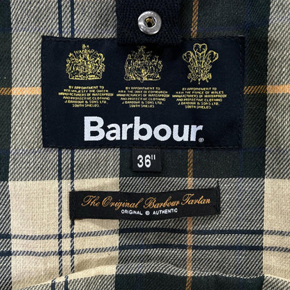 Barbour Bedale Oversized Wax Jacket Green Size 36